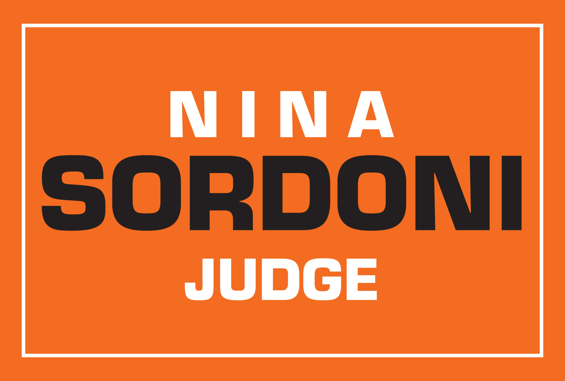 Nina Sordoni for Judge of the Court of Common Pleas